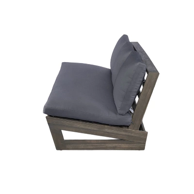 Christopher Knight Home Mistvale 67" Modern Acacia Wood Outdoor Sofa With Cushions 3 Christopher Knight Home Mistvale 67" Modern Acacia Wood Outdoor Sofa With Cushions - Image 3