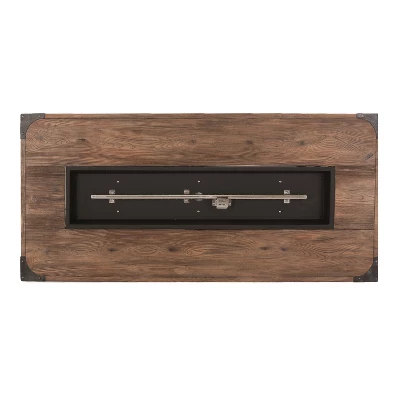 Christopher Knight Home Outdoor Aluminum 4 Seater Chat Set With Fire Pit, Gray/Brown 8 Christopher Knight Home Outdoor Aluminum 4 Seater Chat Set With Fire Pit, Gray/Brown - Image 8