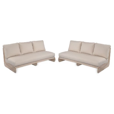 Christopher Knight Home Ryneth 69'' Mid-Century Modern Outdoor Acacia Wood 3-Seater Sofa With Thick Cushion 1 Christopher Knight Home Ryneth 69'' Mid-Century Modern Outdoor Acacia Wood 3-Seater Sofa With Thick Cushion