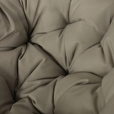 Morris Indoor/Outdoor Wicker Hanging Chair With 8' Chain - Christopher Knight Home 6 Morris Indoor/Outdoor Wicker Hanging Chair With 8' Chain - Christopher Knight Home - Image 6