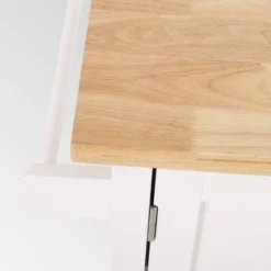 Finzer Farmhouse Kitchen Cart White - Christopher Knight Home -FurniVerse Store GUEST 7c4bcfbe 8488 4423 9f7d f198df34be2c