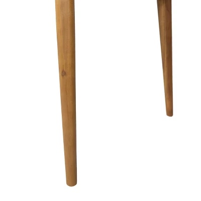 Christopher Knight Home Botsford Outdoor Acacia Wood And Wicker 7 Piece Dining Set, Teak/Mixed Mocha 6 Christopher Knight Home Botsford Outdoor Acacia Wood And Wicker 7 Piece Dining Set, Teak/Mixed Mocha - Image 6