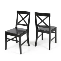 Set Of 2 Roshan Farmhouse Acacia Dining Chair - Christopher Knight Home -FurniVerse Store GUEST 7d97014d 738c 47c4 9640 6e68259906d0