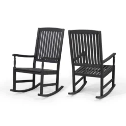 Christopher Knight Home Arcadia Outdoor Acacia Wood Rocking Chairs (Set Of 2) 22 Christopher Knight Home Arcadia Outdoor Acacia Wood Rocking Chairs (Set Of 2) -FurniVerse Store GUEST 7dad9d4a adee 4180 a220 7bb1114024de