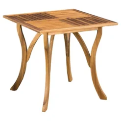 Hermosa 31.5" Square Acacia Wood Table -Teak Finish - Christopher Knight Home: Weather-Resistant, Seats 4 -FurniVerse Store GUEST 7f8fa228 ce42 4dab 94a4 0e7a18eb6209