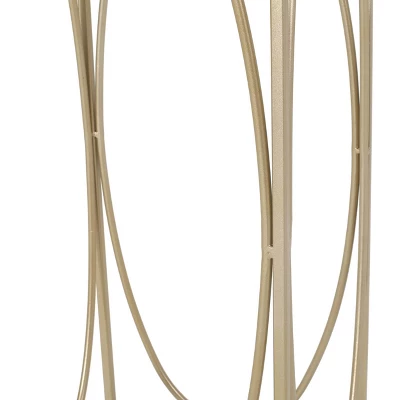 Bennion Modern Glam Glass Top End Table Champagne Gold/Black - Christopher Knight Home 3 Bennion Modern Glam Glass Top End Table Champagne Gold/Black - Christopher Knight Home - Image 3