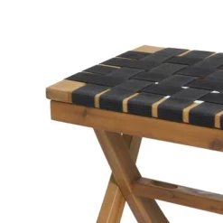 Mallett Outdoor Acacia Wood Bench With Rope Seating - Black/Teak - Christopher Knight Home: UV & Water-Resistant, 3-Person Capacity 12 Mallett Outdoor Acacia Wood Bench With Rope Seating - Black/Teak - Christopher Knight Home: UV & Water-Resistant, 3-Person Capacity -FurniVerse Store GUEST 84133f2b 63b0 49bf 8d96 a5bbff549717