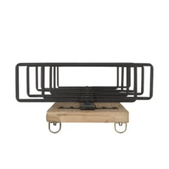 Toston Modern Industrial 8 Bottle Wall Mounted Wine Rack Natural/Black - Christopher Knight Home -FurniVerse Store GUEST 846ce01c cca7 4320 a34c 42f8f887c0c8