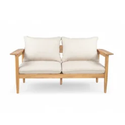 Christopher Knight Home Kara 61" Outdoor Acacia Wood Loveseat With Water-Resistant Cushions And Slat Open Back 11 Christopher Knight Home Kara 61" Outdoor Acacia Wood Loveseat With Water-Resistant Cushions And Slat Open Back -FurniVerse Store GUEST 84de0406 a645 4417 bb1f 3b793b0e30e3