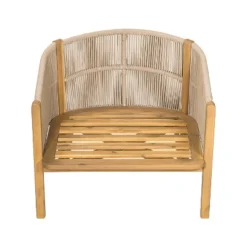 Christopher Knight Home Tatum Outdoor Acacia Wood Club Chair With Woven Rope Backrest And Cushions (Set Of 2) -FurniVerse Store GUEST 85833299 7445 4eda 9fa7 24b19f186585