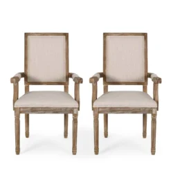 Set Of 2 Maria French Country Wood Upholstered Dining Chairs - Christopher Knight Home 25 Set Of 2 Maria French Country Wood Upholstered Dining Chairs - Christopher Knight Home -FurniVerse Store GUEST 85dcc56d fd8a 4541 9f23 d9e6260ce62d