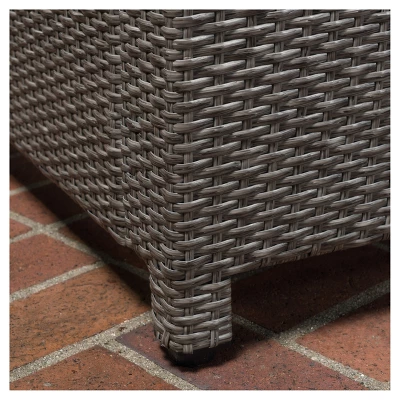 Puerta 4pk All-Weather Wicker Patio Club Chairs - Black - Christopher Knight Home 1 Puerta 4pk All-Weather Wicker Patio Club Chairs - Black - Christopher Knight Home