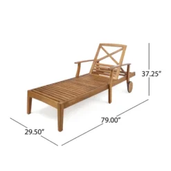 Christopher Knight Home Perla Outdoor Acacia Wood Armless Adjustable Chaise Lounge With Cushion (Set Of 4) 13 Christopher Knight Home Perla Outdoor Acacia Wood Armless Adjustable Chaise Lounge With Cushion (Set Of 4) -FurniVerse Store GUEST 8a93fc07 7560 467b b7a4 42a075484a1f