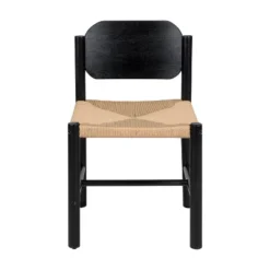 Christopher Knight Home Kayle Mid-Century Modern Acacia Wood Dining Chairs With Paper Rope Weave -FurniVerse Store GUEST 8a94da1d 45cc 4b41 9535 cbe7b1b6533e