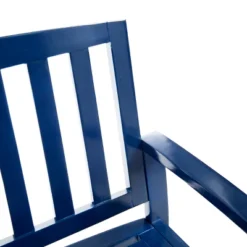 Christopher Knight Home Loja 48" Outdoor Acacia Wood Slatted Bench, Navy Blue -FurniVerse Store GUEST 8b593356 c106 474d abed c79bad7e6d68