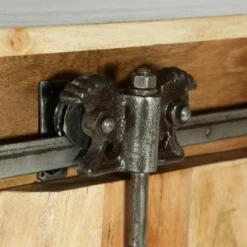 Laymon Modern Industrial Handcrafted Acacia Wood Live Edge Cabinet With Sliding Door Natural/Black - Christopher Knight Home -FurniVerse Store GUEST 8b69d4b4 dccf 4921 98f8 ffb51cab82b7