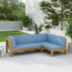 Christopher Knight Home Lyra Outdoor Acacia Wood 4 Seater 88.5" Sectional Sofa With Cushions 24 Christopher Knight Home Lyra Outdoor Acacia Wood 4 Seater 88.5" Sectional Sofa With Cushions -FurniVerse Store GUEST 8b876415 3e7e 46d3 82ee 271745dbf859