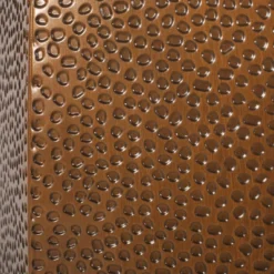 Pamsha Modern Hammered Iron Geometric Brushed Antique Side Table Bronze - Christopher Knight Home -FurniVerse Store GUEST 8bcd6507 af0f 4c8b a046 deba2480f9ef