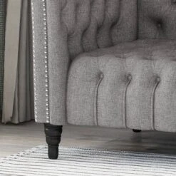 Barneyville Traditional Chesterfield Sofa Gray - Christopher Knight Home 10 Barneyville Traditional Chesterfield Sofa Gray - Christopher Knight Home -FurniVerse Store GUEST 8e2762e6 16ac 415f b190 f40c3df1f2b4