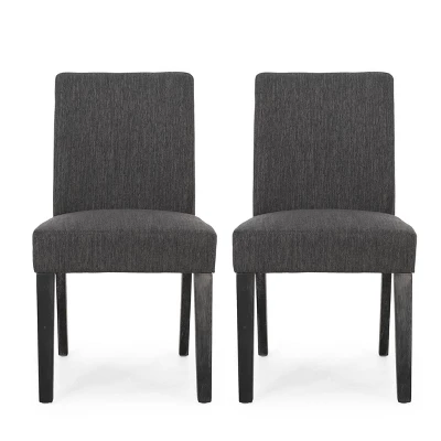 Set Of 2 Kuna Contemporary Upholstered Dining Chairs - Christopher Knight Home 7 Set Of 2 Kuna Contemporary Upholstered Dining Chairs - Christopher Knight Home - Image 7
