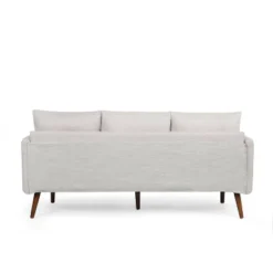Feichko Contemporary Fabric Pillow Back 3 Seater Sofa - Christopher Knight Home -FurniVerse Store GUEST 906b4b63 78d4 4a03 974d 46b380ed8c8b