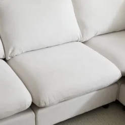 Christopher Knight Home Acker 4 Pieces Modern L Shape Upholstered Sectional Sofa Set, White 17 Christopher Knight Home Acker 4 Pieces Modern L Shape Upholstered Sectional Sofa Set, White -FurniVerse Store GUEST 908402f4 9e9c 4c83 bd74 b1d443a341b6