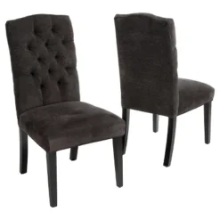 Set Of 2 Crown Top Dining Chairs - Christopher Knight Home -FurniVerse Store GUEST 90b33605 dd9f 40e5 9fb0 0f2fad399598