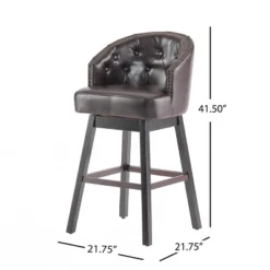 Set Of 2 30.5" Ogden Barstool Brown - Christopher Knight Home -FurniVerse Store GUEST 90feccec c15c 47c0 a07c 930cdfd15f89