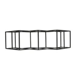 Mcclellan Modern Industrial 7 Bottle Tabletop Wine Rack Black - Christopher Knight Home -FurniVerse Store GUEST 920182cf ea95 4f58 81ef 2a78e489b42c