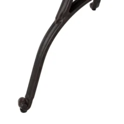 Christopher Knight Home Alfresco Outdoor Aluminum 5 Piece Dining Set With Lattice Design And Umbrella Hole, Bronze -FurniVerse Store GUEST 92721e33 e55b 442d 8dff 3ed4f926e9bd