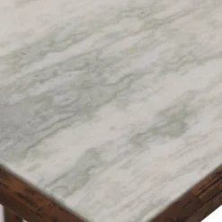 Zeyer Boho Glam Handcrafted Marble Top C-Shaped Side Table With Magazine Rack Natural White/Antique Brass - Christopher Knight Home -FurniVerse Store GUEST 92ace5ba b7ca 4eea 8374 52694721435b