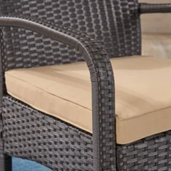 Cordoba 6pc Wicker Conversation Set - Brown/Tan - Christopher Knight Home 9 Cordoba 6pc Wicker Conversation Set - Brown/Tan - Christopher Knight Home -FurniVerse Store GUEST 932c42c2 794e 4f13 aa95 f5ade3f8bf65