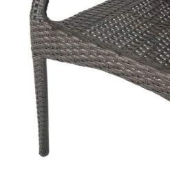 Christopher Knight Home Buchanan Outdoor Wicker 3 Piece Stacking Chair Chat Set, Multibrown -FurniVerse Store GUEST 93d192a1 bc47 42dd 89ac 672fd8b3ee20