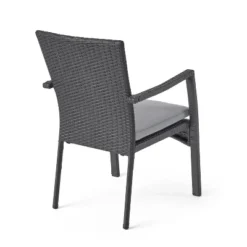 Corsica Set Of 2 Wicker Dining Chair With Cushions - Gray - Christopher Knight Home 11 Corsica Set Of 2 Wicker Dining Chair With Cushions - Gray - Christopher Knight Home -FurniVerse Store GUEST 95891bfc b9c0 4843 be3d 2a21cf2e24ec