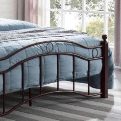 Queen Bouvardia Modern Contemporary Iron Bed - Christopher Knight Home -FurniVerse Store GUEST 96b157ad 10a2 46c6 a61d 346326bfa053