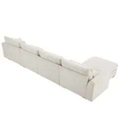 Christopher Knight Home Constance Large L-Shaped Corduroy 157.5" Sectional Sofa With Storage Ottoman And 4 Waist Pillows -FurniVerse Store GUEST 97845cfc 12ce 4d0a ab83 7173e4129c9e