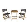 Foldable Design Patio Bistro Set 2 Piece Outdoor, Patio Table And Chairs Set, Christopher Knight Home Outdoor Furniture