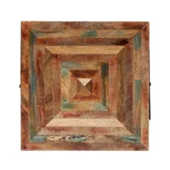 Mcmullen Handcrafted Boho Mango Wood End Table Natural/Black - Christopher Knight Home -FurniVerse Store GUEST 9817f084 1a14 4fe3 a573 b2cd707aed67