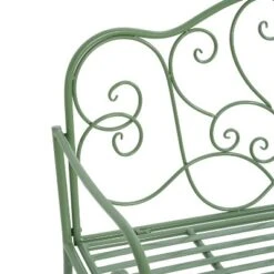 Christopher Knight Home Clay 41" Modern Outdoor Iron Garden Bench With Floral Design -FurniVerse Store GUEST 998de5c8 49ce 4e10 9224 f0de42234d8f