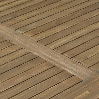 Stamford Oval Acacia Wood Dining Table - Gray - Christopher Knight Home 2 Stamford Oval Acacia Wood Dining Table - Gray - Christopher Knight Home - Image 2