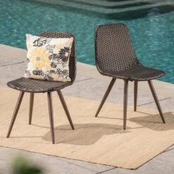 Gila 2pk Wicker Dining Chairs - Christopher Knight Home 8 Gila 2pk Wicker Dining Chairs - Christopher Knight Home -FurniVerse Store GUEST 9a20ace3 f5b3 452d 85b9 d152d38ec706