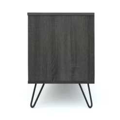 Isadora 71" Mid Century TV Stand For TVs Up To 74" Sonoma Gray/Black - Christopher Knight Home -FurniVerse Store GUEST 9ae67986 370c 4083 88b3 50fba6c6076a