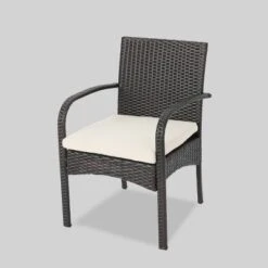 Lindy 3pc Acacia Wood And Wicker Bistro Set - Teak/Cream - Christopher Knight Home -FurniVerse Store GUEST 9bc8fdac 4581 4d08 b45e 2f1f2c9f1fa7