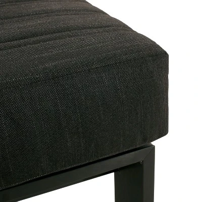 Christopher Knight Home Layla Patio 5 Pieces Aluminum Seating Sets With Firepit, Black/Gray 7 Christopher Knight Home Layla Patio 5 Pieces Aluminum Seating Sets With Firepit, Black/Gray - Image 7