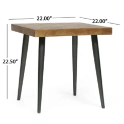 Villard Boho Handcrafted Mango Wood Parquet Side Table Natural Honey/Gray - Christopher Knight Home 11 Villard Boho Handcrafted Mango Wood Parquet Side Table Natural Honey/Gray - Christopher Knight Home -FurniVerse Store GUEST 9d2dc9fd e0ed 489b a47a 928e649d00ad