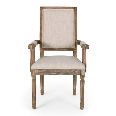 Set Of 2 Maria French Country Wood Upholstered Dining Chairs - Christopher Knight Home 2 Set Of 2 Maria French Country Wood Upholstered Dining Chairs - Christopher Knight Home - Image 2