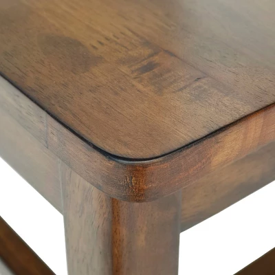 Set Of 2 Prestage Farmhouse Wooden Dining Chairs - Christopher Knight Home 3 Set Of 2 Prestage Farmhouse Wooden Dining Chairs - Christopher Knight Home - Image 3