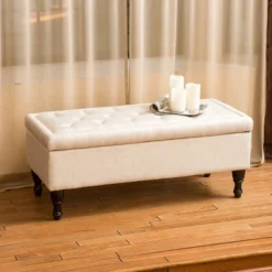 Chantelle Fabric Storage Ottoman - Christopher Knight Home -FurniVerse Store GUEST 9fedec65 5def 458e a575 9e942040c221