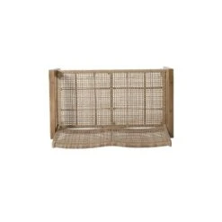 Christopher Knight Home Kiara Outdoor Wicker And Acacia Wood Loveseat, Light Brown -FurniVerse Store GUEST a04c7fa1 27e5 453e baaa 04d56b3e05d1