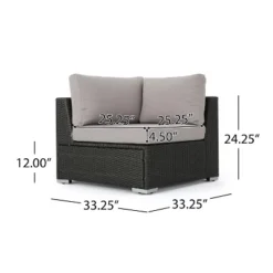 Christopher Knight Home Santa Rosa Outdoor Wicker 5 Seater V-Shaped Sectional Sofa Set With Cushions 13 Christopher Knight Home Santa Rosa Outdoor Wicker 5 Seater V-Shaped Sectional Sofa Set With Cushions -FurniVerse Store GUEST a0a43799 91fd 46eb 96ba e18f25382f6f